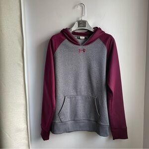 Under Armour Hoodie Grey&Wine Red size S
